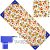 Munkagépes / narancs - Ovis bélelt derékalj fektetőre
