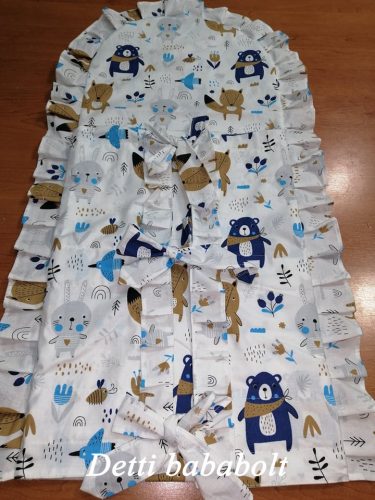 Maci sálban (kék) - Pólyahuzat