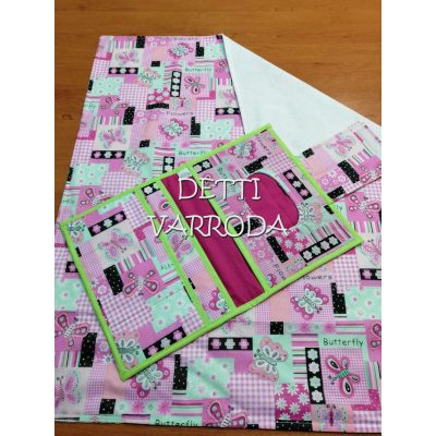   Pelenkázó neszesszer vízhatlan pelenkázó alátéttel - Pillangós