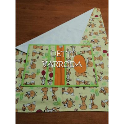   Pelenkázó neszesszer vízhatlan pelenkázó alátéttel - Róka lufival