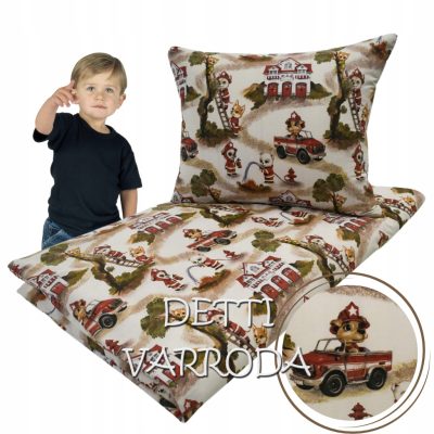   Tűzoltó kutyus és cicus - Ovis ágyneműhuzat vagy Ovis ágynemű garnitúra