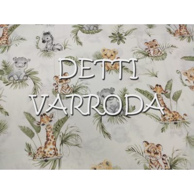 Vidám állatok a Szafariban - tört fehér