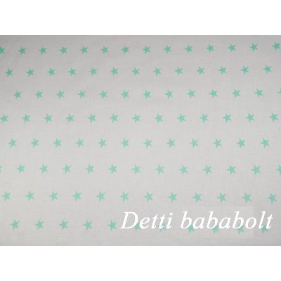 Csillagos (Fehér alapon türkizzöld csillagok)