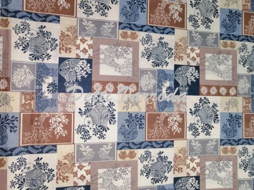Patchwork erdei állatok – Kék