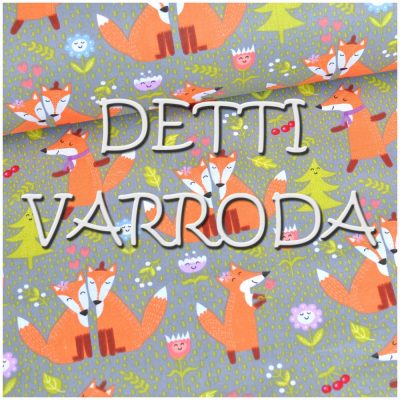   Rókák a virágos mezőn - Babaágynemű garnitúra 2 részes