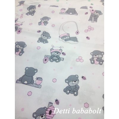 Macis - méhecskés / szürke - rózsaszín