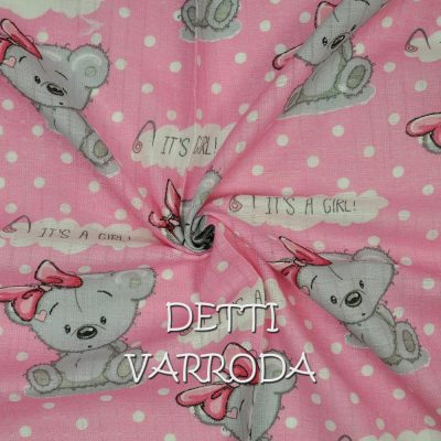 Teddy Gril masnival - Mintás textilpelenka