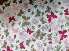 Pillangó - pink - Mintás fürdőlepedők (kifogó)