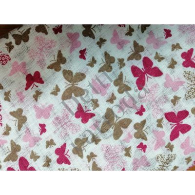 Pillangó - pink - Textilpelenka vagy Kifogó