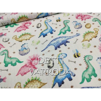 Dinók színes - Textilpelenka vagy Kifogó