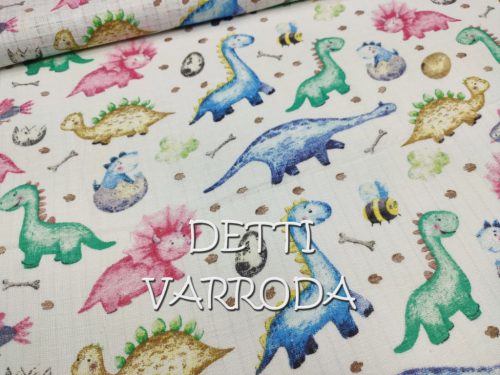 Dinók színes - Textilpelenka vagy Kifogó