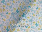 Pillangók - kék/sárga - Textilpelenka vagy Kifogó