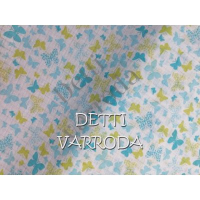 Pillangók - kék/sárga - Textilpelenka vagy Kifogó