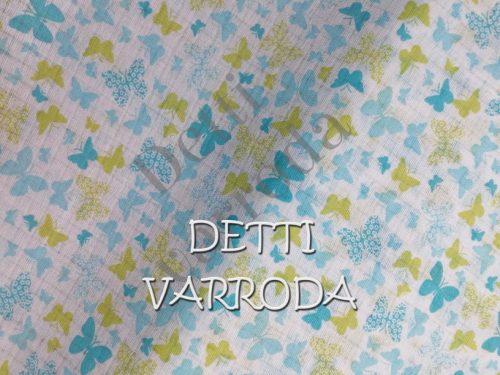 Pillangók - kék/sárga - Textilpelenka vagy Kifogó