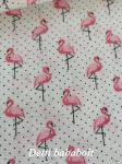 Flamingós - Mintás textilpelenka
