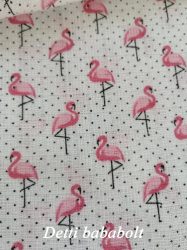 Flamingós - Mintás textilpelenka