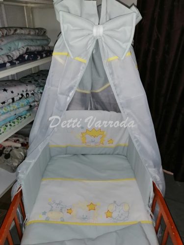 Szafari - Hímzett gyermekágynemű garnitúra 6 részes 