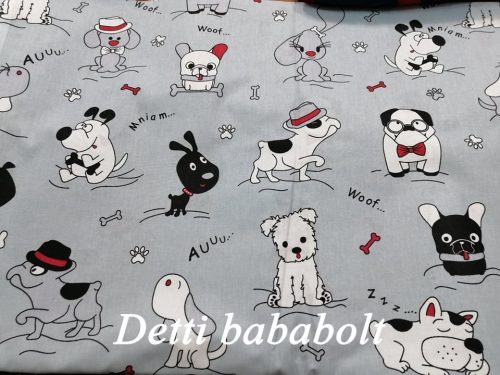 Kutyusok - Szürke alapon