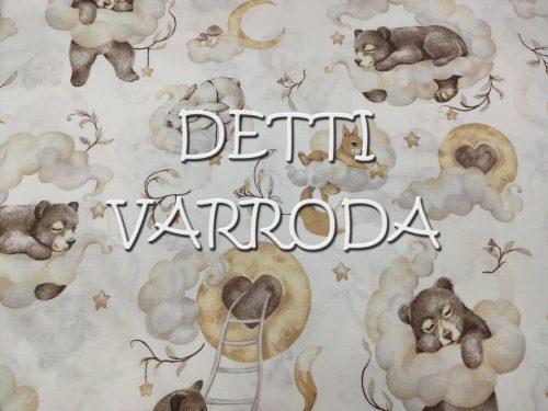 Maci, nyuszi, mókus a felhőkben - Bézs