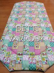 Erdei állatok patchwork  - Ovis bélelt derékalj fektetőre