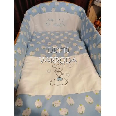 Barikás - Hímzett gyermekágynemű garnitúra 5 részes