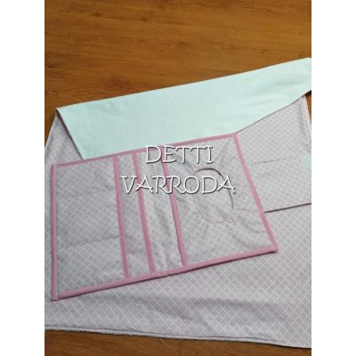   Pelenkázó neszesszer vízhatlan pelenkázó alátéttel - Virágos