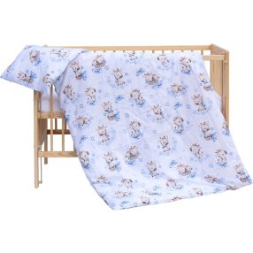 Gyermekágynemű garnitúrák 4 részes (párna töltet, párnahuzat, paplan töltet, paplanhuzat)