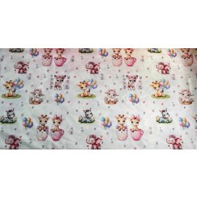 Szafari állatkák (Zsiráf, zebra, krokodil, elefánt)