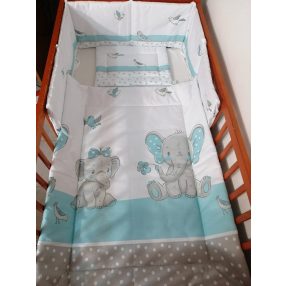 Babaágynemű garnitúrák 3 részes (Párna, paplan, fejvédő)