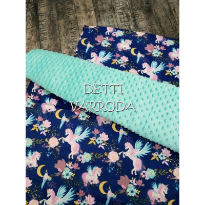   Unikornisok - Minky babaágyneműk 2 részes (Paplan és párna)