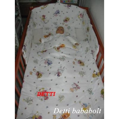   Tündérke - Babaágynemű garnitúrák 3 részes (Párna, paplan, fejvédő)