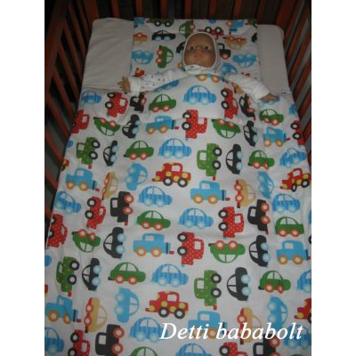 Autós - Babaágynemű garnitúra 2 részes