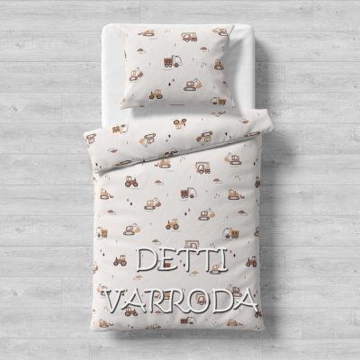   Traktor, kotrógép, daru - Ovis ágyneműhuzat vagy Ovis ágynemű garnitúra