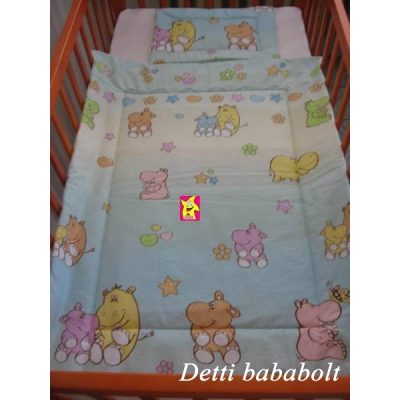 Vízilovas - Babaágynemű garnitúra 2 részes