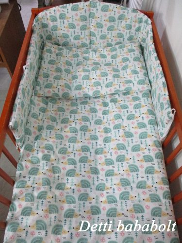 Sünis / türkiz - Gyermekágynemű garnitúrák 6 részes 