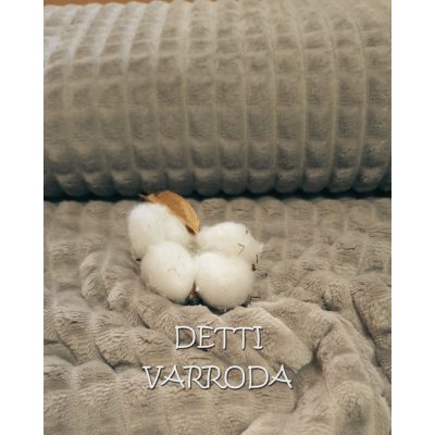   Jacquard Léda – Prémium minky anyag - mogyoró Hideg barna (tób)