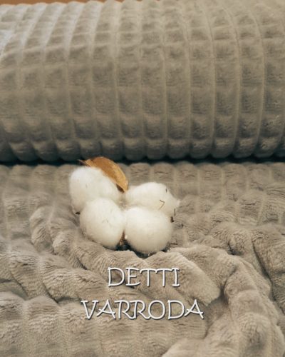 Jacquard Léda – Prémium minky anyag - mogyoró Hideg barna (tób)