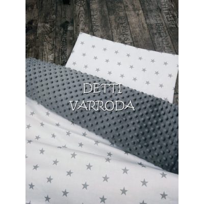   Csillagos - Minky babaágyneműk 2 részes (Paplan és párna)