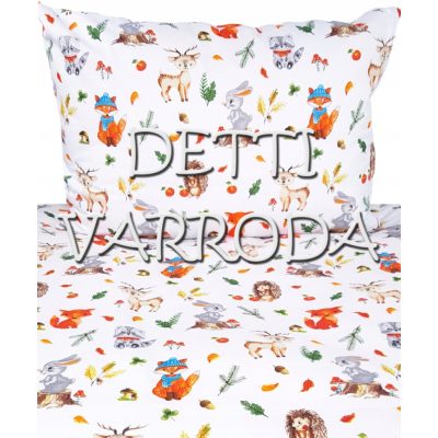   Erdei állatkák sapkában és sálban - Ovis ágyneműhuzat vagy Ovis ágynemű garnitúra