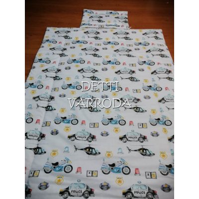   Rendőrségi járművek / Kék - Ovis ágyneműhuzat vagy Ovis ágynemű garnitúra