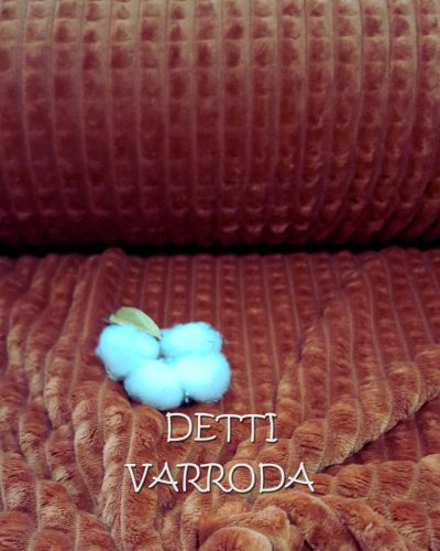 Jacquard Léda – Prémium minky anyag - Rozsda Őszies sütőtök