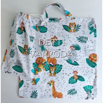 Lábnyomok a dzsungelben - Ovis füles zsák és tornazsák