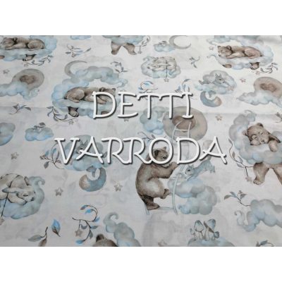 Maci, nyuszi, mókus a felhőkben - Kék