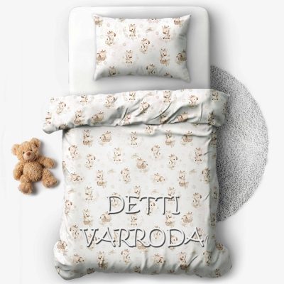   Zsiráfok / Bézs - Ovis ágyneműhuzat vagy Ovis ágynemű garnitúra