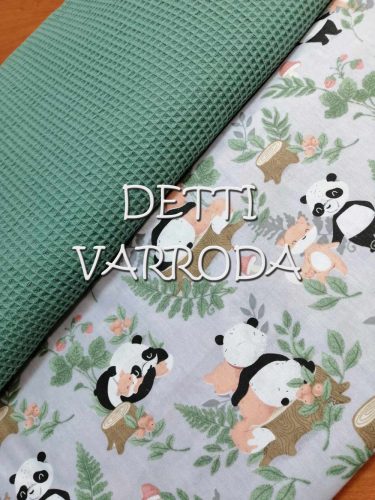 Ölelkező panda és róka - Babafészek Waffle