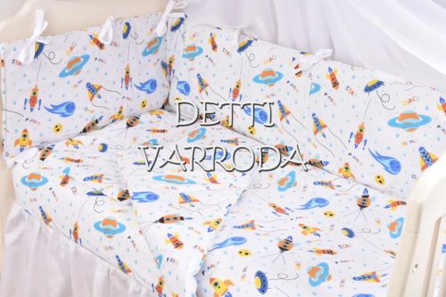 Galaxis -  Babaágynemű garnitúrák 3 részes (Párna, paplan, fejvédő)