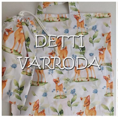 Őzike és áfonya - Ovis füles zsák és tornazsák 