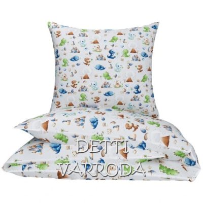   Dinó bébik / Kék - Ovis ágyneműhuzat vagy Ovis ágynemű garnitúra