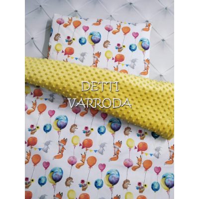   Lufis róka- Minky babaágyneműk 2 részes (Paplan és párna)