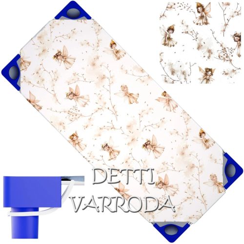 Tündérkék bézs - Ovis bélelt derékalj fektetőre  